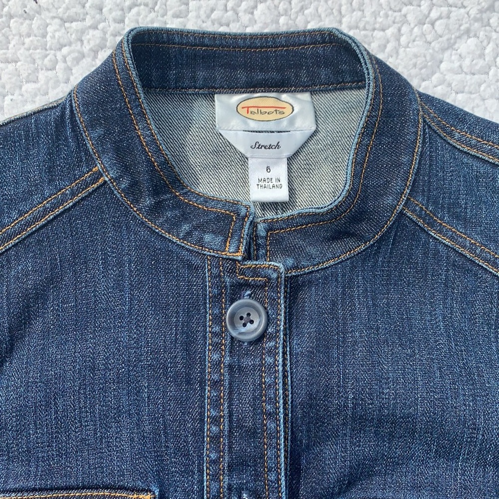 Talbots Stretch Denim Jacket - Picture 3 of 8